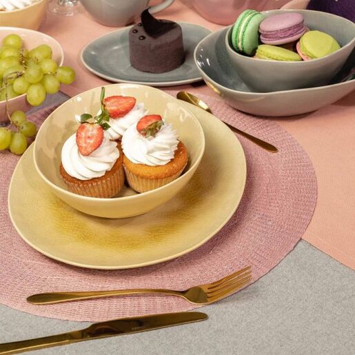 Dekordom Pribor za jelo abele 16kom - matte gold - hml