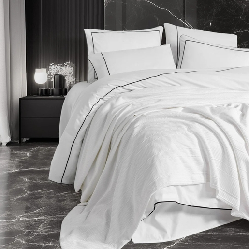 Posteljina cb set classic double sa prekrivačem - mahur