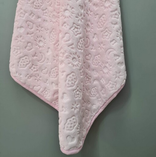 Dekordom Ćebe cb emboss baby blanket - pembe