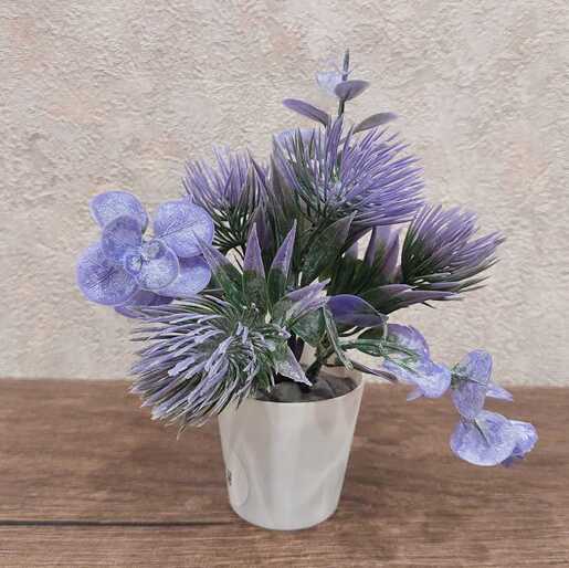 Dekordom Cvet u saksiji - succulent 0038-38a - n38