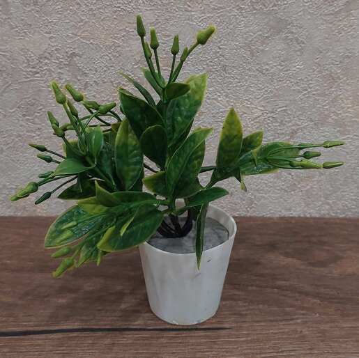 Dekordom Cvet u saksiji - succulent 0038-38a - n38