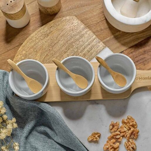 Dekordom Činija set fincan 32x8cm 3kom - white - hml