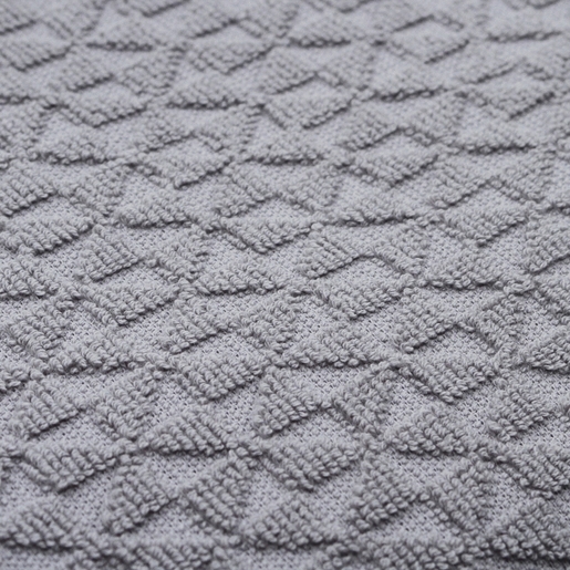 Dekordom Frotir prekrivač mosaic 200x210 - slate grey