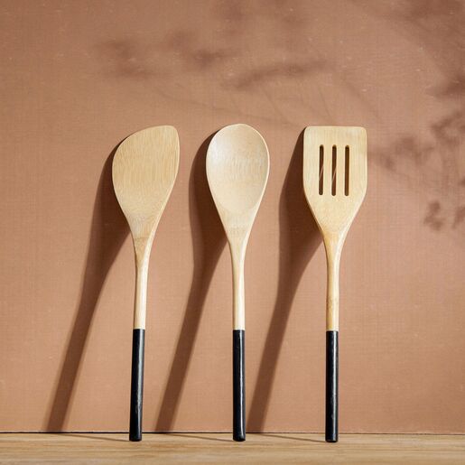Dekordom Kuhinjski set bamboo 3kom - black - hml