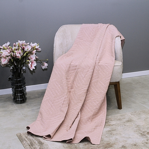 Dekordom Prekrivač pastello 160x220 - pudra