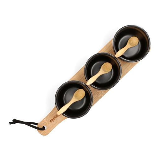 Dekordom Činija set fincan 32x8cm 3kom - black - hml