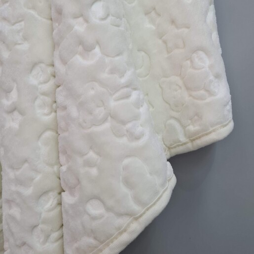 Dekordom Ćebe cb emboss baby blanket - ekru