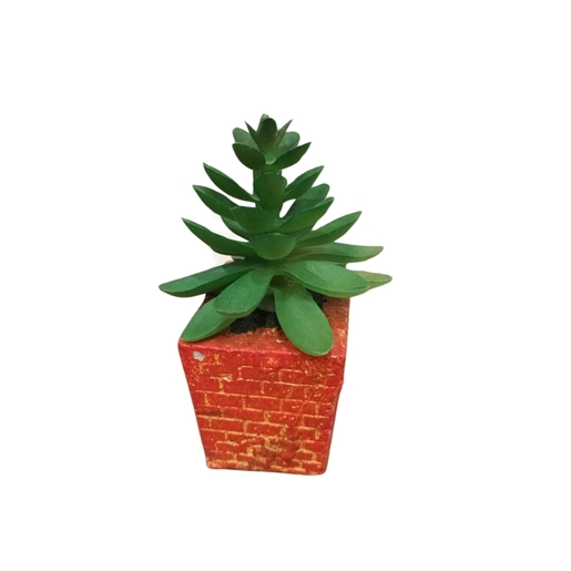 Dekordom Cvet u saksiji - succulent cube 654 - n44
