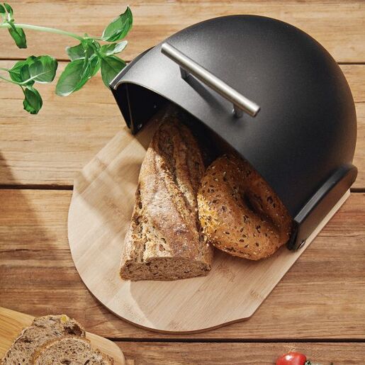 Dekordom Kutija za hleb darvin 37x26x22cm - black - hml