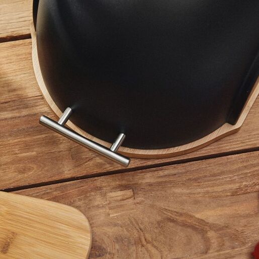 Dekordom Kutija za hleb darvin 37x26x22cm - black - hml