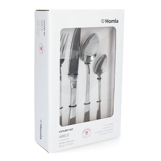 Dekordom Pribor za jelo abele 16kom - silver - hml