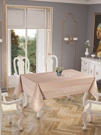 Dekordom Stolnjak gold etamin 150x260cm - beige