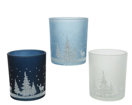 Dekordom Svećnjak glitter 8cm 646544 - kmg