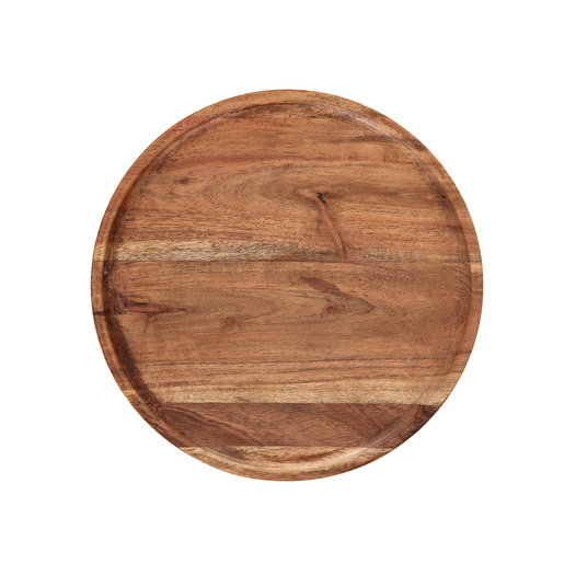 Dekordom Dekorativna drvena tacna acacia 24x2.5cm - hml