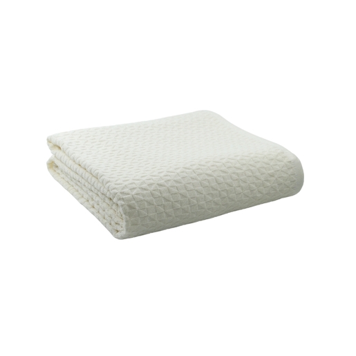 Dekordom Frotir prekrivač mosaic 200x210 - ivory