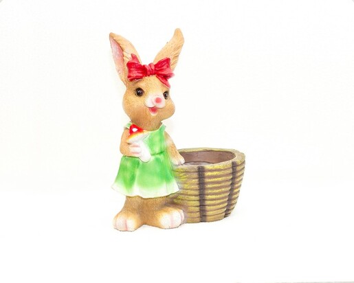 Dekordom Uskršnja dekoracija - bunny with basket 7429 30cm - n39