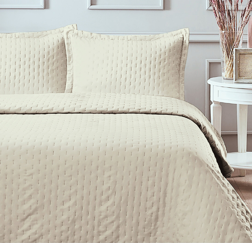 Prekrivač trattino 200x220 - sand beige