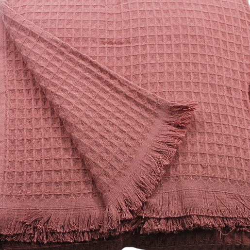 Dekordom Prekrivač soft vafel 220x240 - terracota