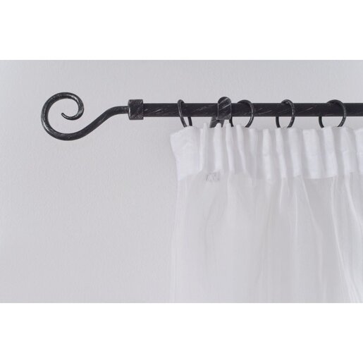 Dekordom Teleskopska garnišna spiral 170-300 crno/siva 653030