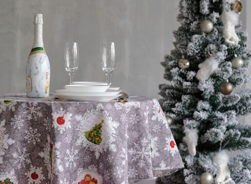 Dekordom Novogodišnji stolnjak fi 140