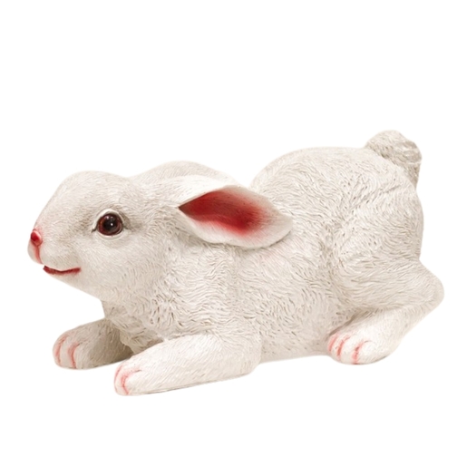 Dekordom Uskršnja dekoracija - white bunny 32513-3 32cm - n39