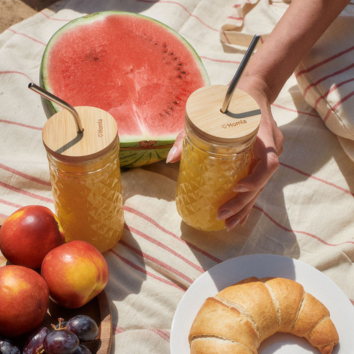 Dekordom Čaše sa slamčicom jocu summer 4pcs 0.30l - hml