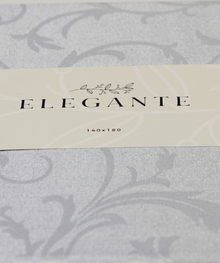 Dekordom Stolnjak elegante 140x180 - light grey t7865-601