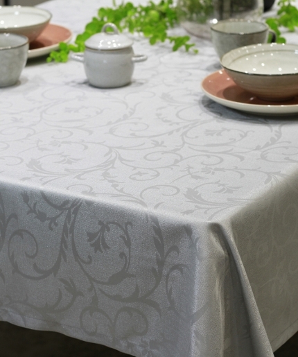 Dekordom Stolnjak elegante 140x220 - light grey t7865-601