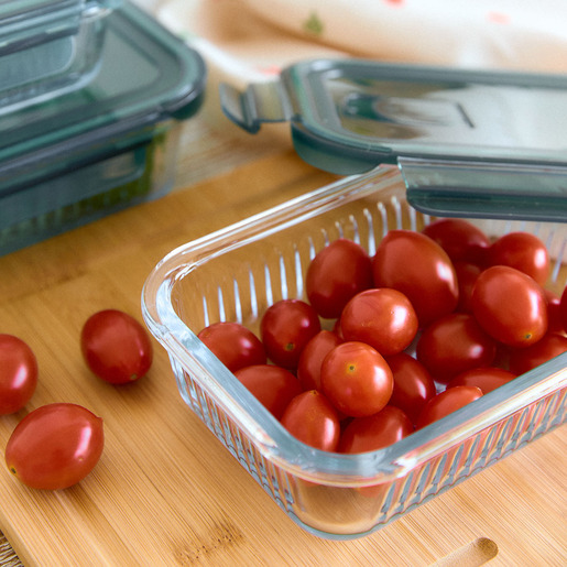 Dekordom Staklena posuda sa poklopcem remmie 0.4l - hml