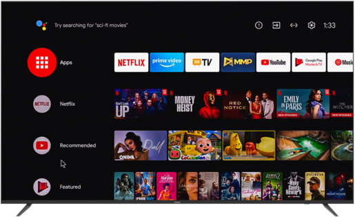VIVAX Imago LED TV 75UHD10K, 4K Ultra HD, Android Smart TV, Dolby Digital, HDR10