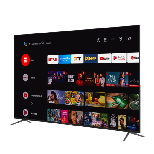 VIVAX Imago LED TV 75UHD10K, 4K Ultra HD, Android Smart TV, Dolby Digital, HDR10