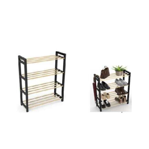 SINBO STO6720 CIPELARNIK SA 4 POLICE 23X65,5X78 cm DRVO PLASTIKA