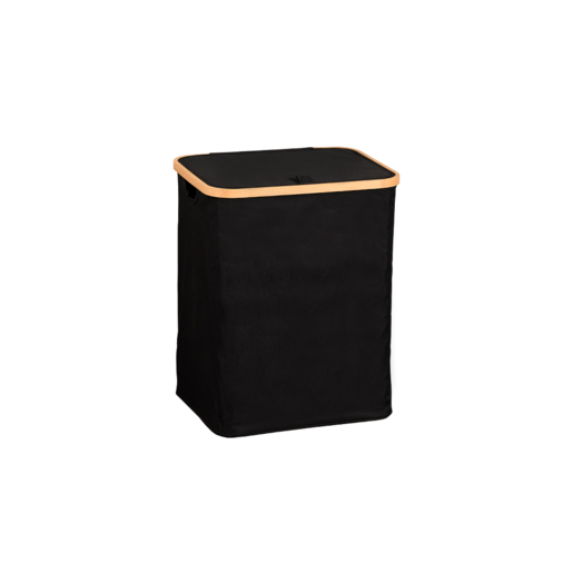 KESPER KSP19594 KORPA ZA PRLJAVI VEŠ SA BAMBUS OKVIROM CRNA 51cm