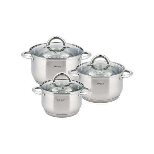 KINGHOFF KH4446 SET ŠERPI 1/3 INOX 6 DELOVA