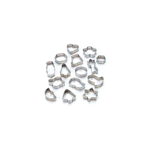 NAVA NV10-186-014 KALUPI ZA KOLAČIĆE INOX 15 OBLIKA