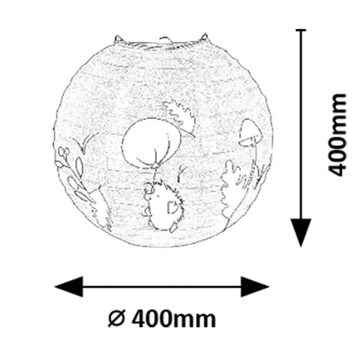 Rabalux Dečija visilica Hedgy 72192