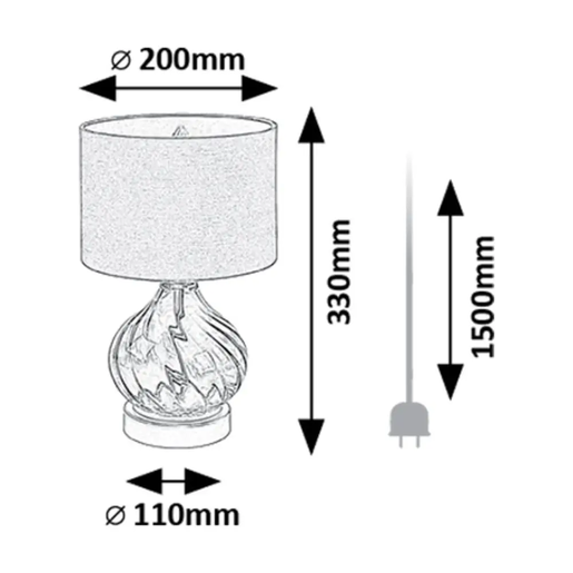 Rabalux Stona lampa Pirelo 74034