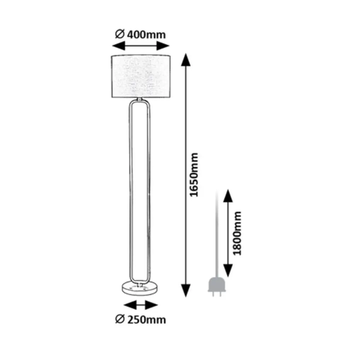Rabalux LED Podna lampa Domiro 74043