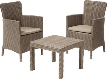 Keter Balkonski set Salvador, kapućino CU 219451