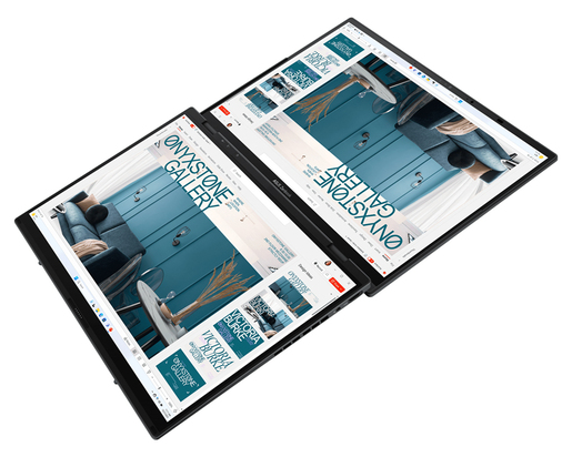 Laptop ASUS Zenbook 14 DUO OLED UX8406CA-PZ185X, 14 3K OLED, Intel Core Ultra 7 255H, 32GB RAM, 1TB SSD, Windows 11 Pro