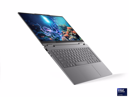 Laptop LENOVO Yoga 7 2in1 14ILL10 83JQ0037YA, 14 2.8K OLED, Intel Core Ultra 7 258V, 32GB RAM, 1TB SSD, DOS