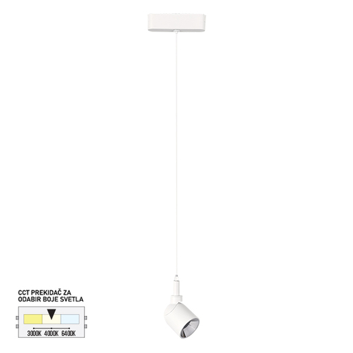 Forma LED magnetna visilica CCT ULTRA SLIM FMS4002-7 WH