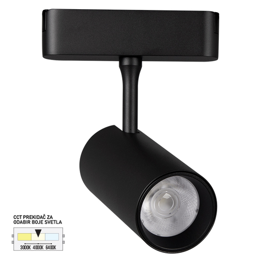 Forma LED magnetni reflektor CCT ULTRA SLIM FMS3001-15 BK