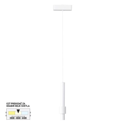 Forma LED magnetna visilica CCT ULTRA SLIM FMS4005-7 WH
