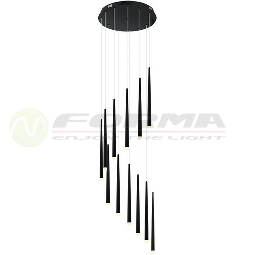 Forma LED luster F2605-12LS BK