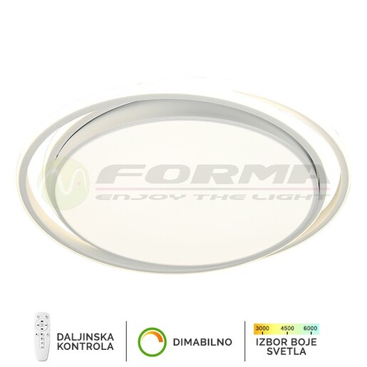 Forma LED plafonska lampa F2821-55C WH