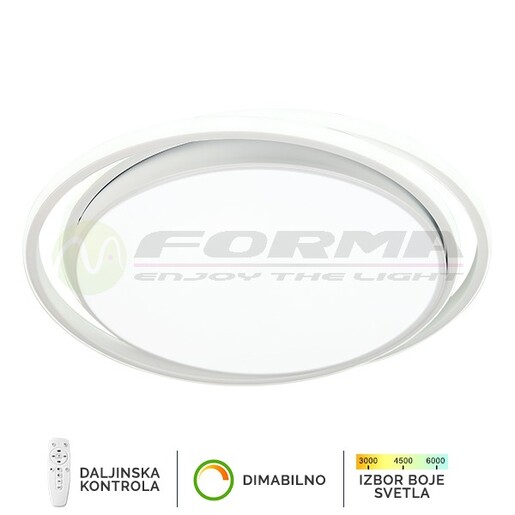 Forma LED plafonska lampa F2821-55C WH
