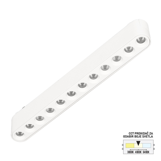 Forma LED magnetna svetiljka CCT ULTRA SLIM FMS2001-12 WH