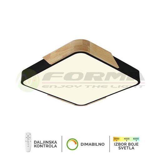 Forma Plafonska lampa F2812-20C BK+WD