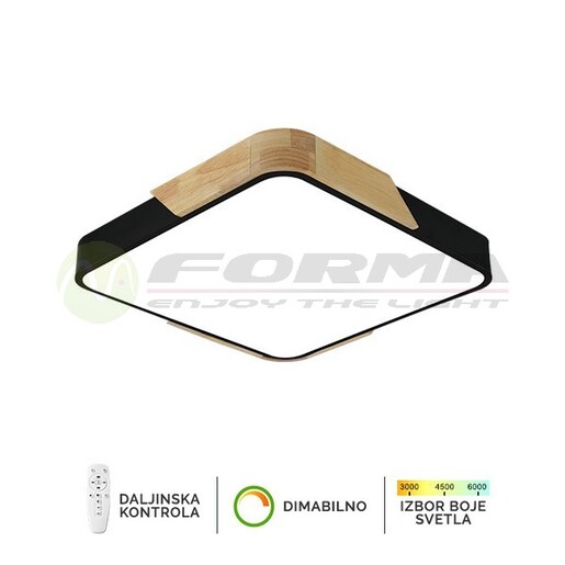 Forma Plafonska lampa F2812-20C BK+WD